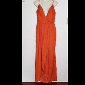 NWT Hebeos Faux Wrap Dress